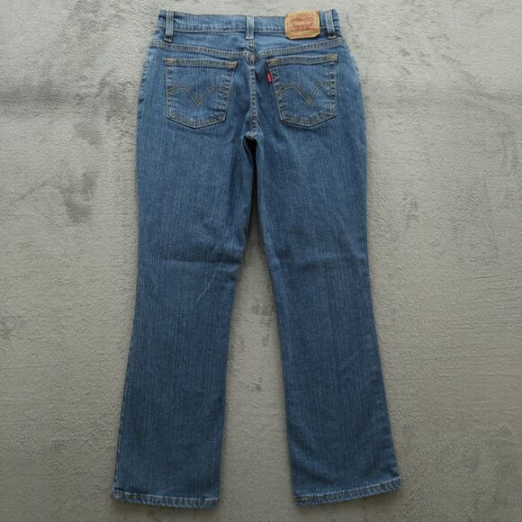 Levi's 550 Jeans Women's Size 8M Blue Mid-Rise Relaxed Bootcut 28.5" Inseam - Picture 11 of 16